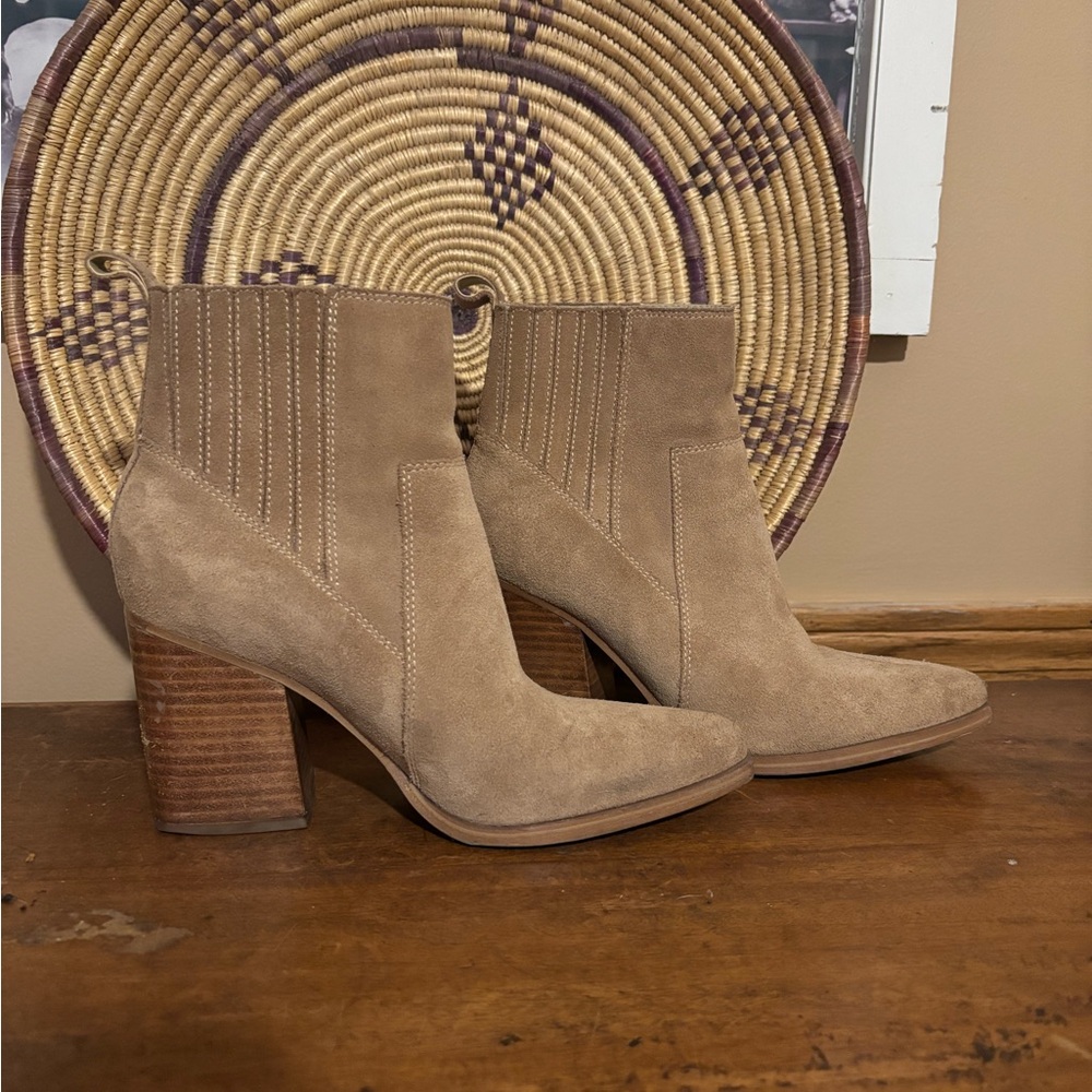Marc Fisher suede booties